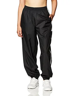 Nike Damskie spodnie Wvn W Nsw czarny/biały/(biały) M - Spodnie damskie - miniaturka - grafika 1