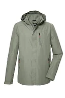 Kurtki męskie - killtec Męska kurtka funkcyjna/kurtka outdoorowa z odpinanym kapturem KOS 32 MN JCKT, jasnooliwkowa, L, 42920-000 - miniaturka - grafika 1