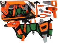 Zabawy w naśladowanie dorosłych - Zestaw Do Majsterkowania Regulowany Pas Wkrętarka Na Baterie - miniaturka - grafika 1