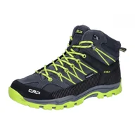 Buty dla chłopców - CMP Dziecięce buty trekkingowe Rigel Mid Wp, uniseks, Titanio Acido, 36 EU - miniaturka - grafika 1
