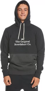 bluza męska QUIKSILVER EMBOSS PO HOODIE Black - KVJ0 - Bluzy męskie - miniaturka - grafika 1