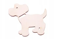 Zabawki interaktywne dla dzieci - Piesek ze sklejki do decoupage, do malowania, do zdobienia. - miniaturka - grafika 1