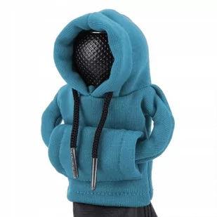 BAJERANCKA ŚMIESZNA BLUZA POKROWIEC NA GAŁKĘ ZMIANY BIEGÓW OSŁONA DŹWIGNIĘ NIEBIESKA - Akcesoria motoryzacyjne - miniaturka - grafika 1