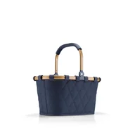 Torby i wózki na zakupy - Koszyk CARRYBAG XS FRAME, rhombus midnight gold, Reisenthel - miniaturka - grafika 1