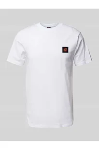 T-shirt z detalem z logo - Santa Cruz - Koszulki i topy damskie - miniaturka - grafika 1