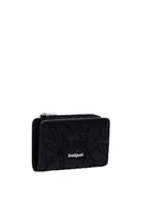 Portfele - Desigual MONE_Jolie Emma 2.0, Bi-Fold Wallet Women's, 16, Kolor: czarny, 16 - miniaturka - grafika 1