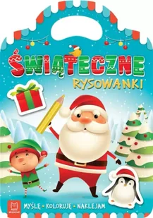 Aksjomat Świąteczne rysowanki praca zbiorowa - Książki edukacyjne - miniaturka - grafika 2