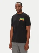 Koszulki męskie - DC T-Shirt ADYZT05450 Czarny Heritage Fit - miniaturka - grafika 1