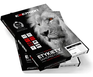 Emerson Etykiety uniwersalne 52.5x25.4/44 białe 100) EM3039 - Etykiety samoprzylepne i bloki etykiet - miniaturka - grafika 1
