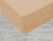 Pościel dla dzieci - Darymex Prześcieradło Jersey z Gumką Beż 70x140 - miniaturka - grafika 1