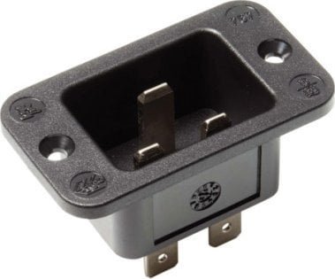 Bachmann BACHMANN wtyczka do urządzeń chłodniczych IEC320 C20, czarna, termoplastyczna, połączenie śrubowe