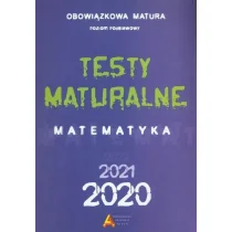 Testy maturalne matematyka 2020 Poziom podstawowy Praca zbiorowa - Książki edukacyjne - miniaturka - grafika 1