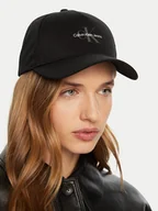 Czapki damskie - Calvin Klein Jeans Czapka z daszkiem K60K613056 Czarny - miniaturka - grafika 1