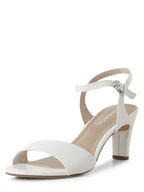 Sandały damskie - Tamaris Sandały Kobiety Sztuczna skóra biały jednolity, 38 - miniaturka - grafika 1