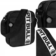 Nerki - Torba Saszetka Na Ramie Pit Bull Hilltop 2 Czarno-Biała R. Uniwersalny - miniaturka - grafika 1