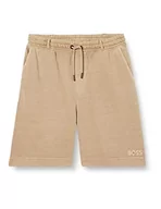 Spodnie męskie - BOSS Spodnie męskie Seneon Jersey, Medium Beige263, 3XL - miniaturka - grafika 1