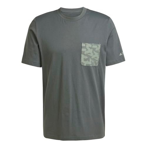 adidas Mężczyźni Terrex Graphic T-shirt, legend ivy, XS