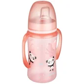 Kubki dla dzieci - Canpol babies EasyStart, Kubek treningowy, 240 ml, Sweet fun, Różowy królik - miniaturka - grafika 1