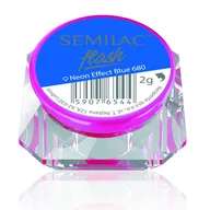 Żele do paznokci - Semilac Pyłek Flash Neon Effect Intense Blue 680 SA041 - miniaturka - grafika 1