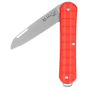 Scyzoryk Fox Vulpis Grenade Pattern Red Aluminium, Polished N690Co (FX-VPGP130 RD) - Scyzoryki - miniaturka - grafika 1