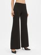 Spodnie damskie - Rinascimento Spodnie materiałowe CFC0114972003 Czarny Wide Leg - miniaturka - grafika 1