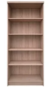 Półki do salonu - Wysoki otwarty regał z półkami dąb sonoma M1-W79 - miniaturka - grafika 1