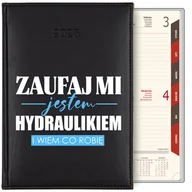Notesy i bloczki - KALENDARZ TERMINARZ ORGANIZER B5 2025 PREZENT DLA HYDRAULIKA PLANER WZORY - miniaturka - grafika 1