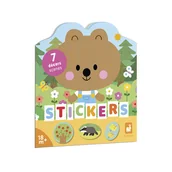 Zabawki kreatywne - Janod Książeczka do wyklejania z naklejkami Las 18m+ - miniaturka - grafika 1