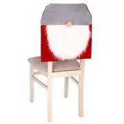Pokrowce na meble - Pokrowiec na krzesło, czapka świąteczny skrzat, czerwony - miniaturka - grafika 1