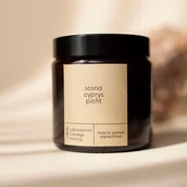 Świece - Laboratorium Dobrego Nastroju, Świeca Sojowa: Sosna-Cyprys-Picht, 120 ml - miniaturka - grafika 1