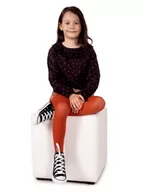 Rajstopy - Rajstopy dziecięce, mikrofibra gładkie ceglane 40 DEN, 152-158 - miniaturka - grafika 1