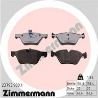 Klocki hamulcowe - Klocki hamulcowe - komplet ZIMMERMANN 23793.900.1 - miniaturka - grafika 1