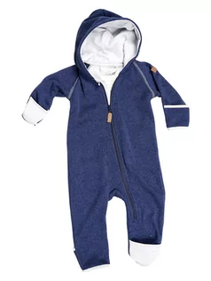Pajacyki dla niemowląt - ebbe Kombinezon polarowy "Myran" w kolorze niebieskim - grafika 1