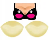 Akcesoria do bielizny - Wkładki Wymienne Do Stanika Stroju Push Up Gąbka - miniaturka - grafika 1