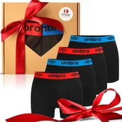 Majtki męskie - Zestaw Prezentowy Bokserki M��skie Umbro x Ettiene XXL - miniaturka - grafika 1