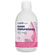 Włosy, skóra, paznokcie - Pureo Health Kwas hialuronowy 150 mg 500 ml - miniaturka - grafika 1