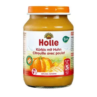 Holle HOLLE Dynia z kurczakiem - 190 g - Dania dla dzieci - miniaturka - grafika 1