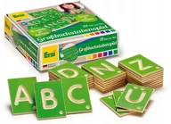 Sortery dla dzieci - Erzi Drewniana Zabawka Edukacyjna Wielkie Litery alfabet - miniaturka - grafika 1