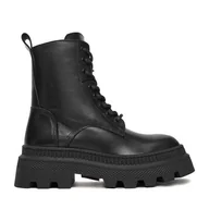 Botki damskie - Trzewiki Badura EO-AMBER-4808-25 Czarny - miniaturka - grafika 1