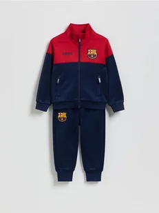 Reserved - Komplet FC Barcelona - granatowy - Bluzy i sweterki niemowlęce - miniaturka - grafika 1