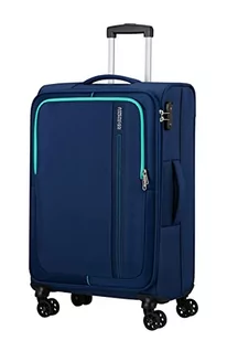American Tourister Sea Seeker - Spinner M, walizka, 68 cm, 61 l, niebieski (Combat Navy), niebieski (Combat Navy), M (68 cm - 61 L), Walizki i wózki - Walizki - miniaturka - grafika 1