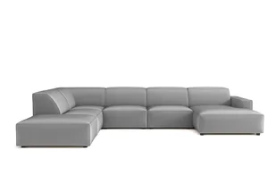 Sofa modułowa w kształcie V California narożnik Matt Velvet szary lewy - Narożniki - miniaturka - grafika 1