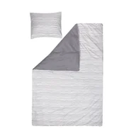 Pościel - Pościel Balmy 140 x 200 cm szara - miniaturka - grafika 1