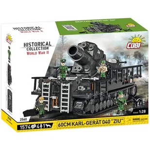 Cobi HC WWII 2560 60CM KARL-GERAT 040 ZIU 1574 KL 2560 - Klocki - miniaturka - grafika 1