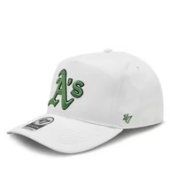 Czapki męskie - Czapka z daszkiem 47 Brand Mlb Oakland Athletics Sure Shot ’47 Hitch BCPTN-SRSHT18GWP-WH00 White - miniaturka - grafika 1