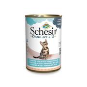 Mokra karma dla kotów - Schesir w galarecie, 6 x 140 g - Kitten, tuńczyk i aloes - miniaturka - grafika 1