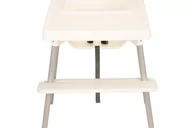 Krzesełka do karmienia - Regulowany podnóżek do krzesełka IKEA Antilop biały - miniaturka - grafika 1