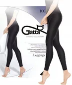 Legginsy - Gatta Damskie Legginsy 100 Den Mikrofibra R 5 - miniaturka - grafika 1