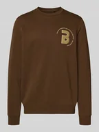 Bluzy męskie - Bluza z detalem z logo model ‘FLORIAN’ - miniaturka - grafika 1
