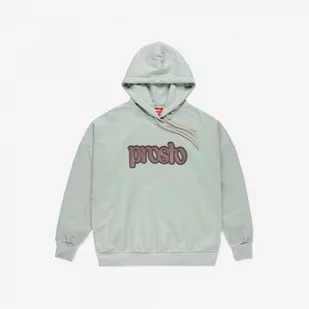 Damska bluza dresowa nierozpinana z kapturem Prosto Hoodie Mila - zielona - PROSTO - Bluzy sportowe damskie - miniaturka - grafika 1